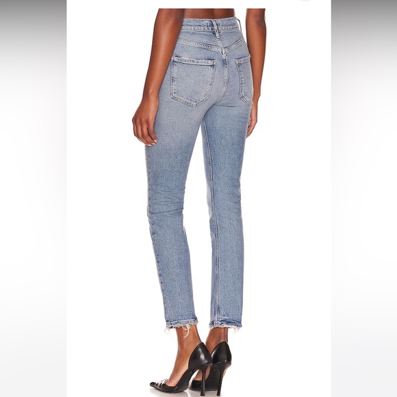 AGOLDE Riley Long Straight in Cove Size 26 - Picture 6 of 6